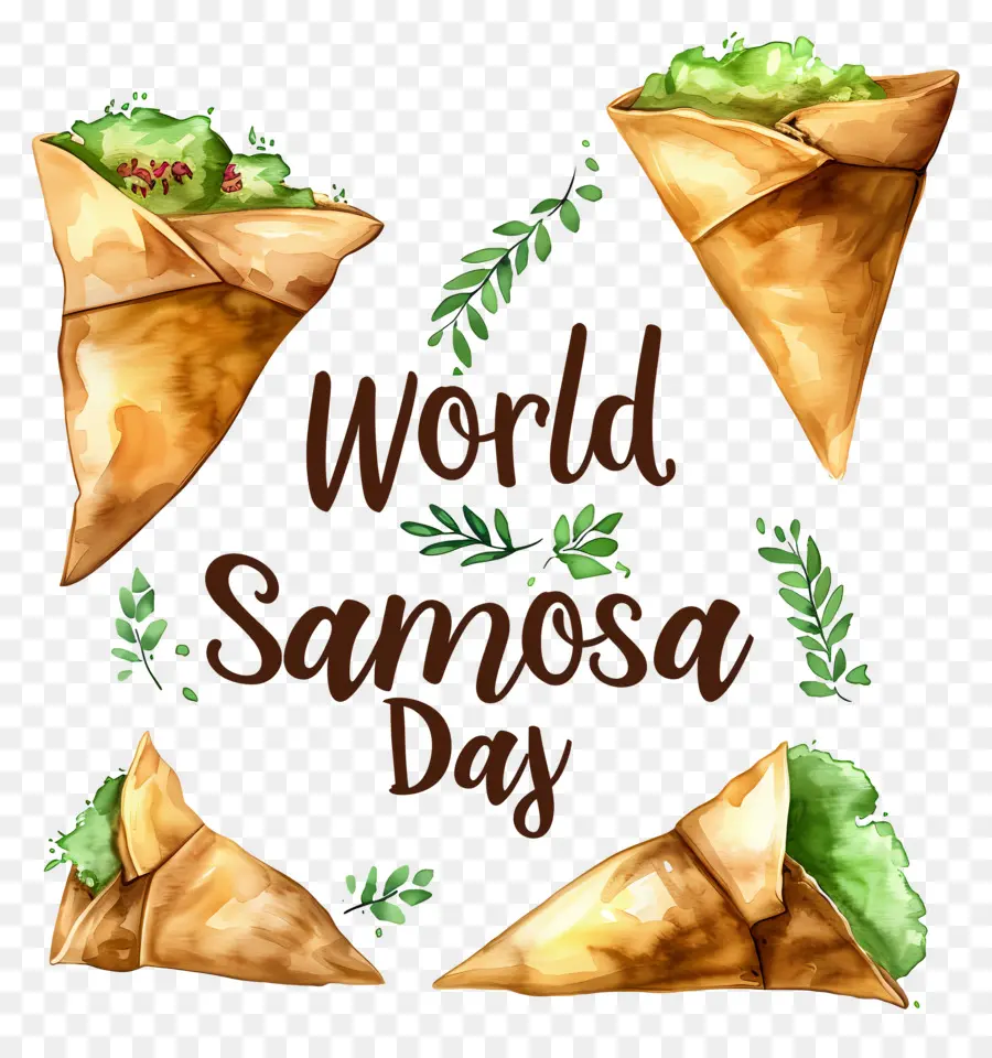 Journée Mondiale Des Samosas，Samoussas PNG