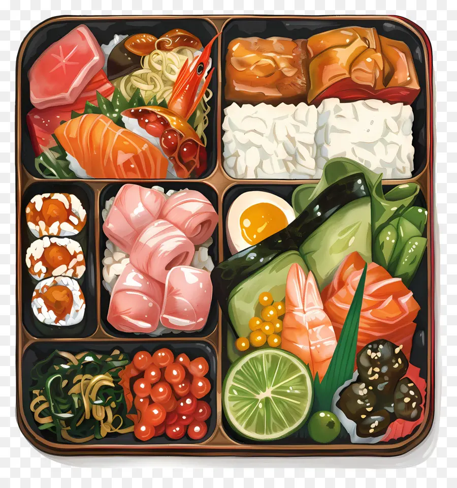 Bento，Boîte à Bento Pour Sushis PNG