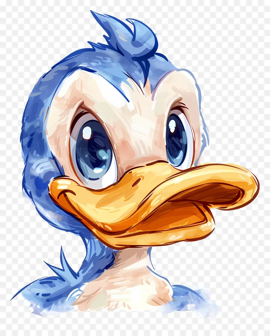 Tête De Canard Donald，Canard De Dessin Animé PNG