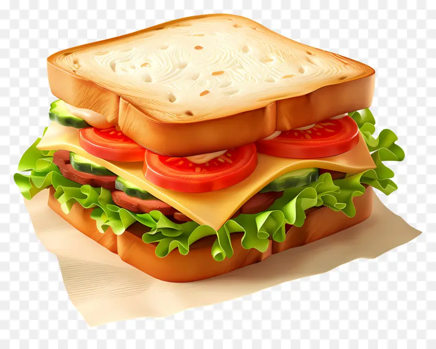 Sandwich，Laitue PNG