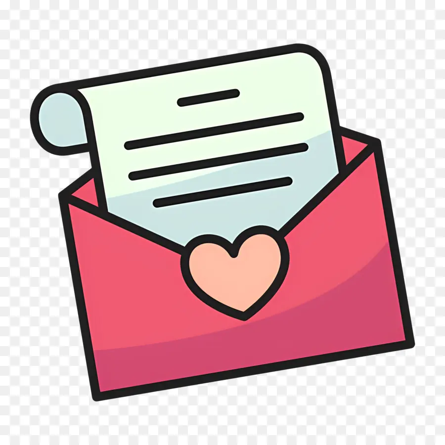 Lettre D'invitation，Lettre D'amour PNG