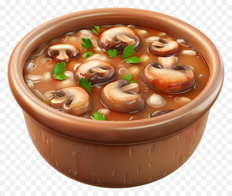 Soupe Aux Champignons，Champignon PNG