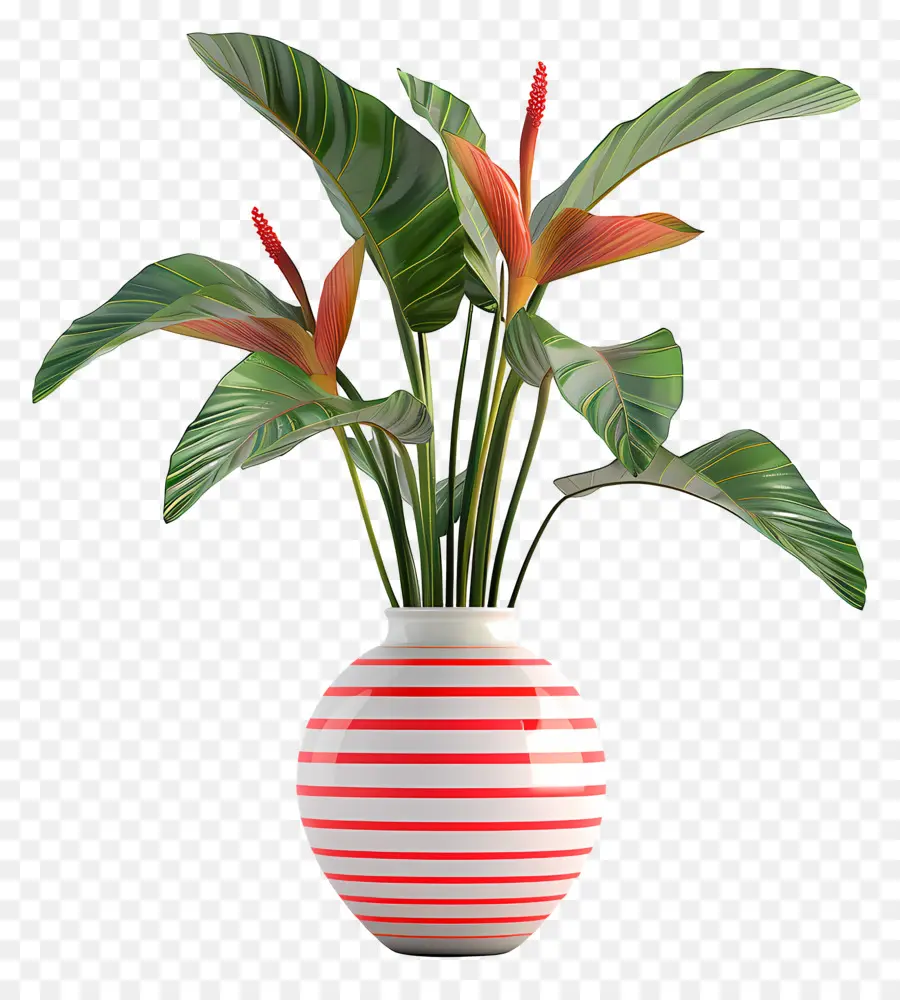 Plante Tropicale En Pot，Usine PNG