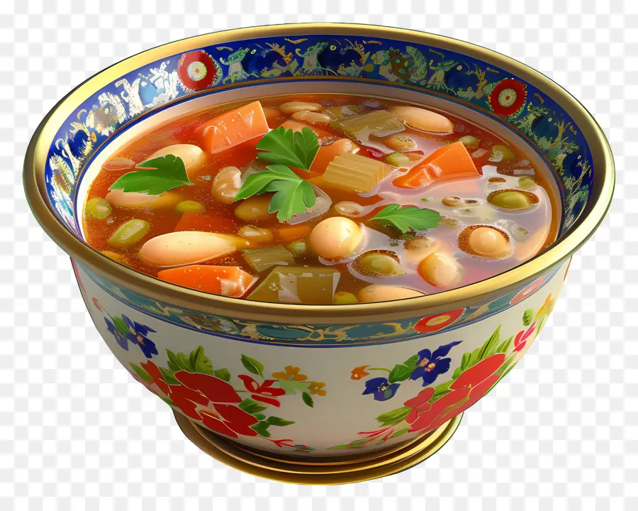 Soupe Minestrone，Soupe PNG