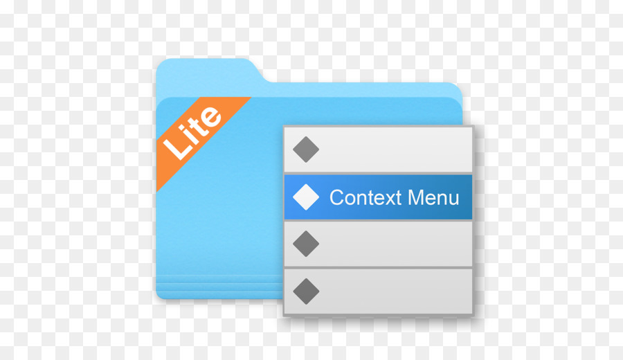 Папка с контекстным меню，Файл PNG