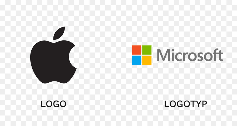 Логотипы Apple и Microsoft，Технология PNG