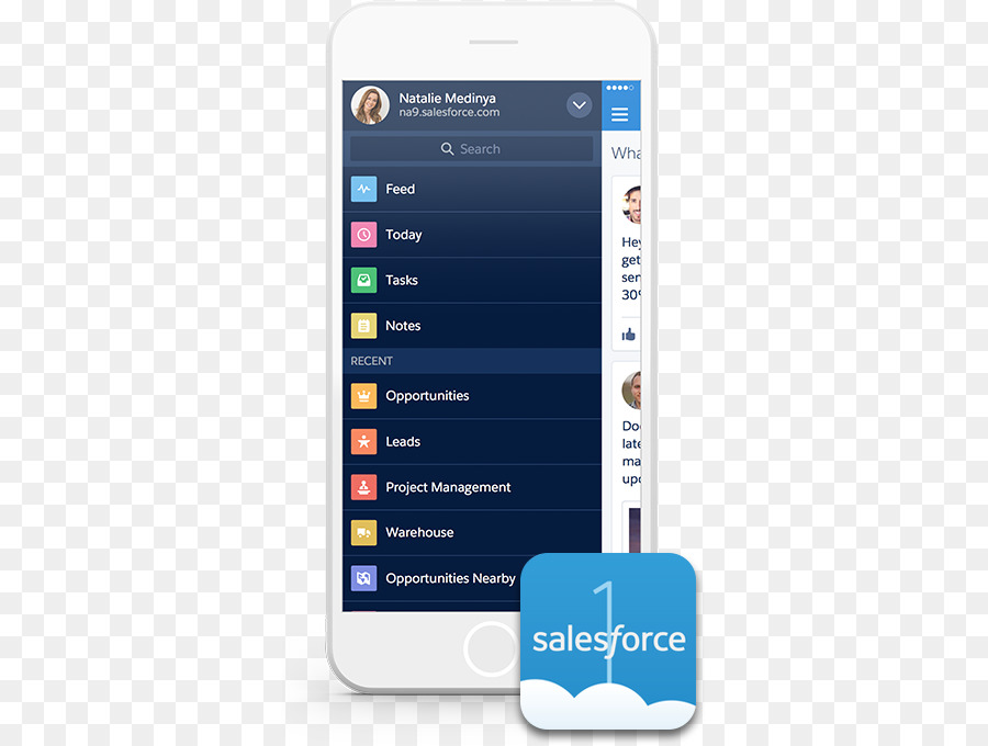 Смартфон，Salesforcecom PNG