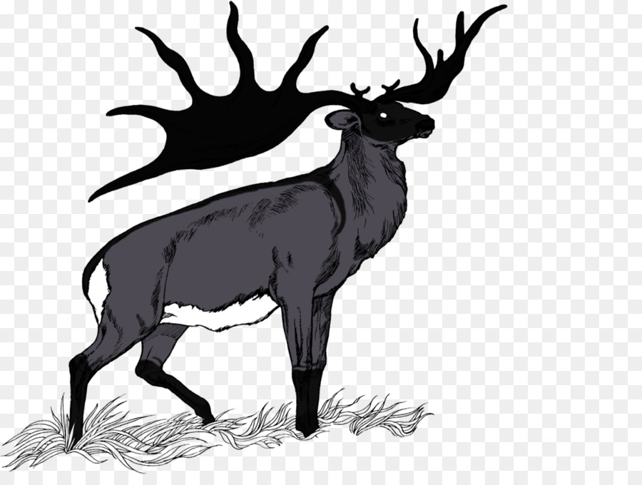 Лось，Reindeer PNG