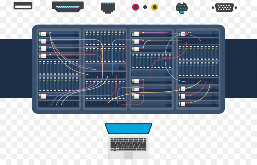 Серверная стойка，Компьютер PNG