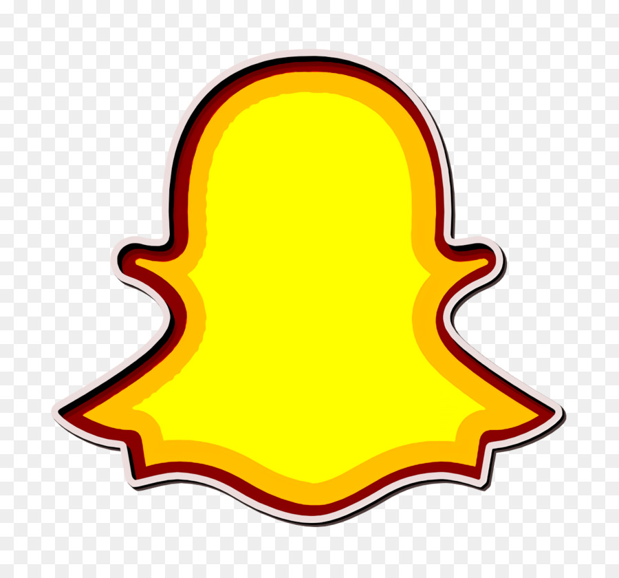 Желтый призрак，Snapchat PNG