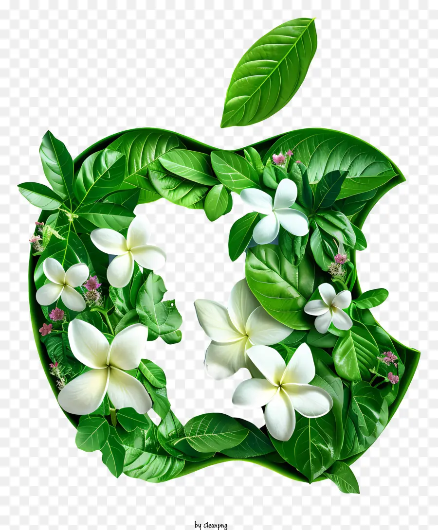 Логотип Apple，Зеленое яблоко PNG