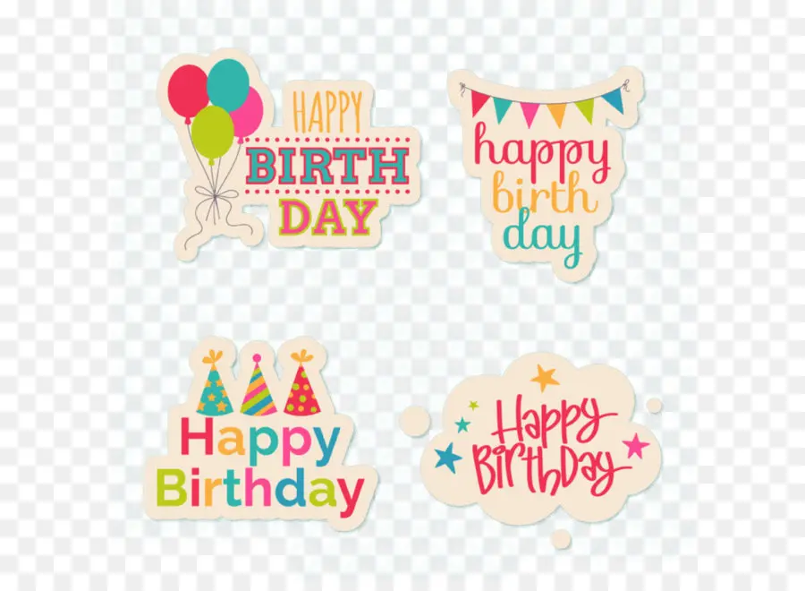 Texto De Feliz Cumpleaños，Globos PNG