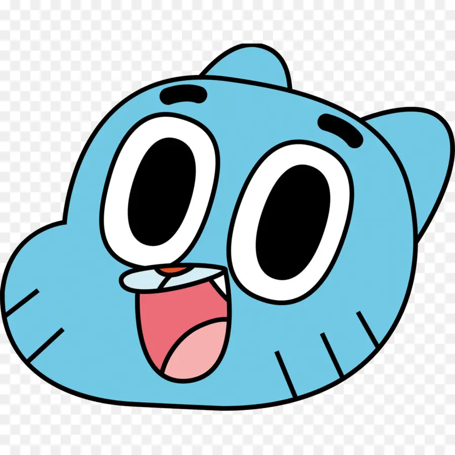 Gato Azul De Dibujos Animados，Personaje PNG