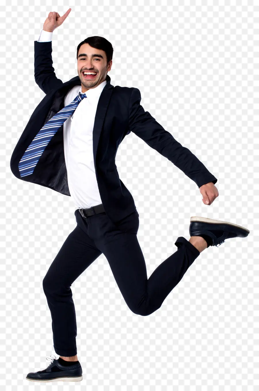 Hombre Saltando En Traje，Hombre De Negocios PNG