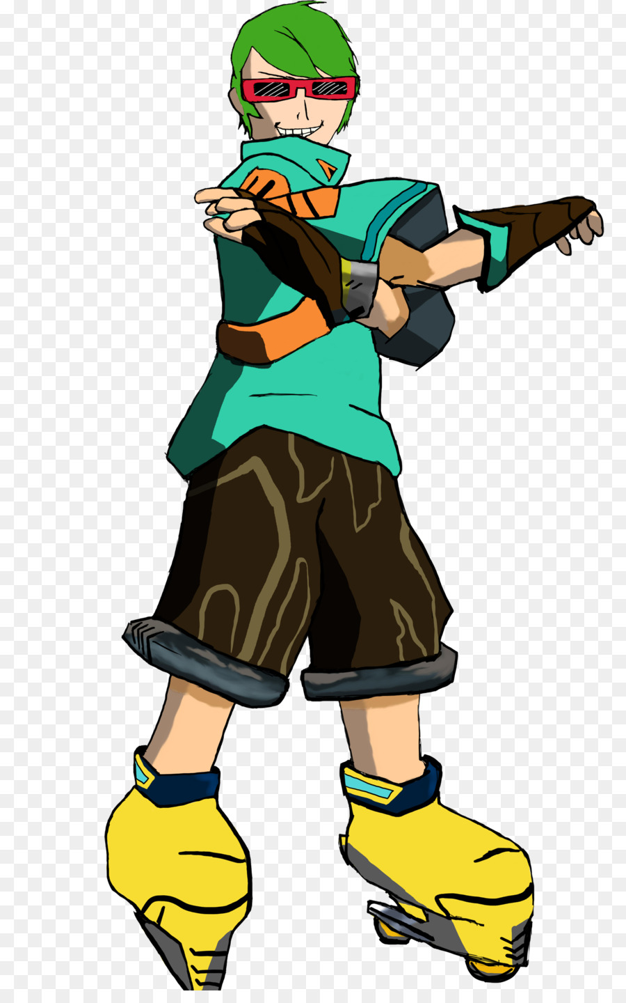 Personaje Con Patines，Patines PNG