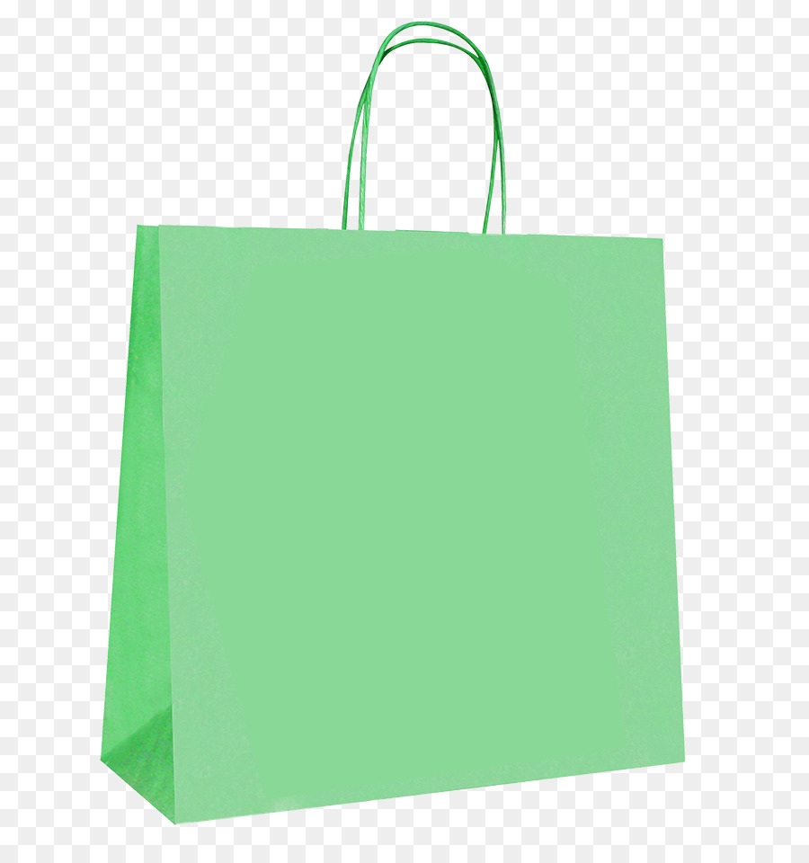 Bolsa De Compras Verde，Papel PNG