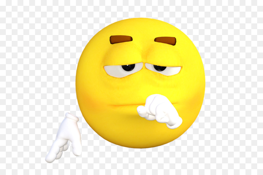 Emoji Enojado，Amarillo PNG