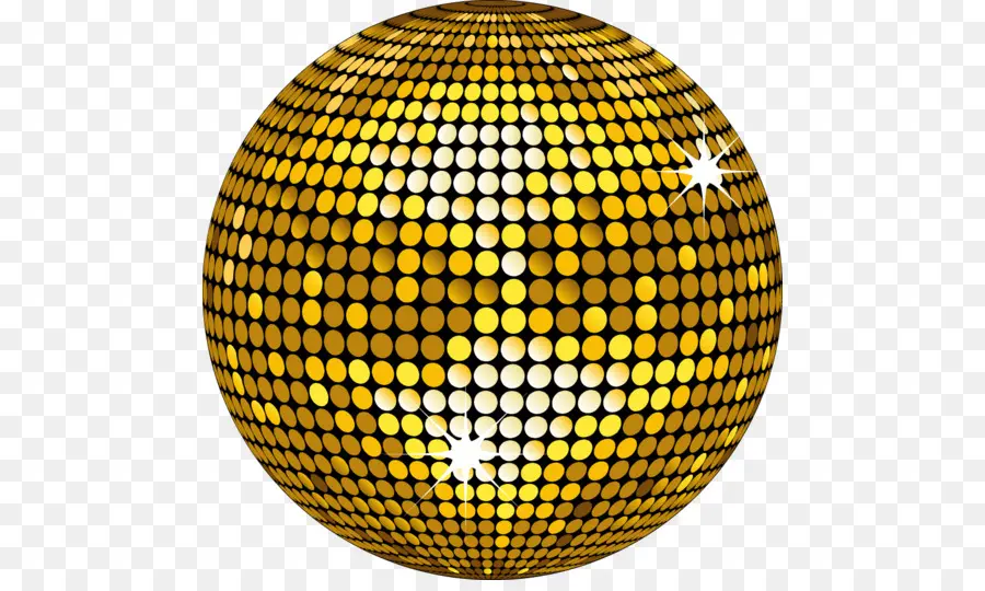 Bola De Discoteca Dorada，Disco PNG