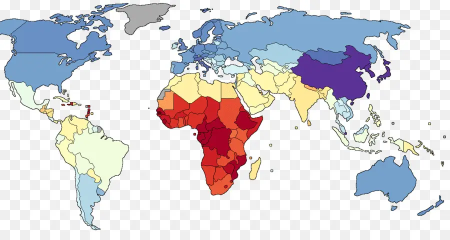 Mapa Mundial，Continentes PNG