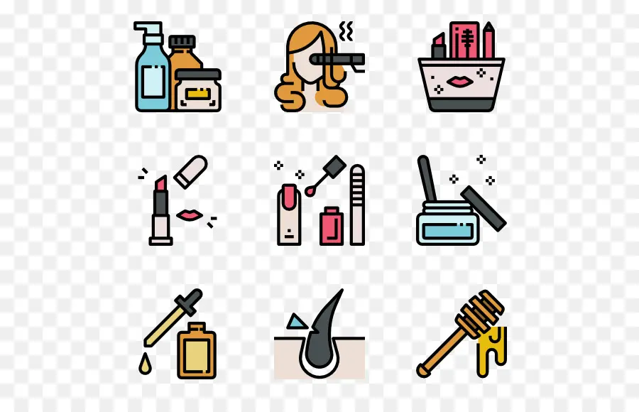 Iconos Cosméticos，Productos Cosméticos PNG