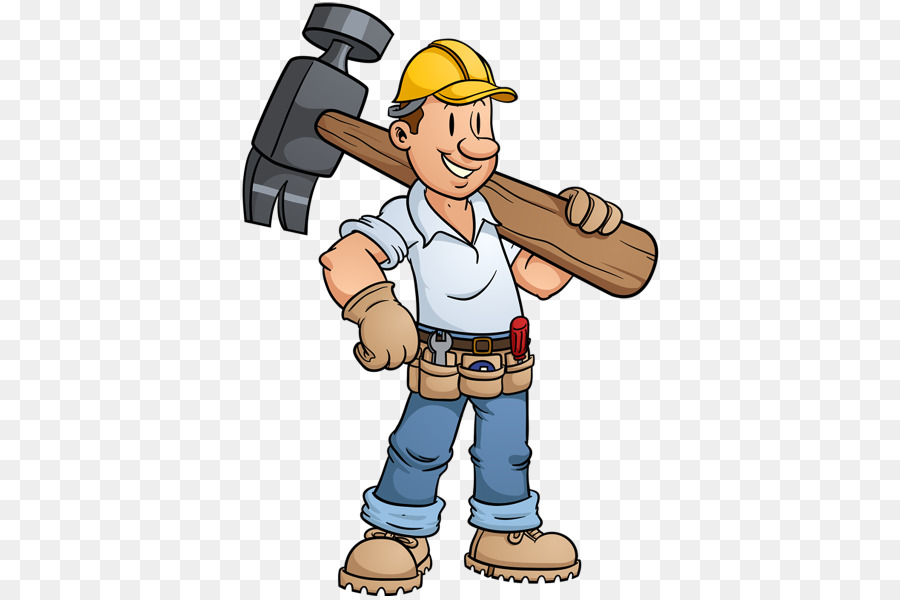 Trabajador De La Construcción De Dibujos Animados，Constructor PNG