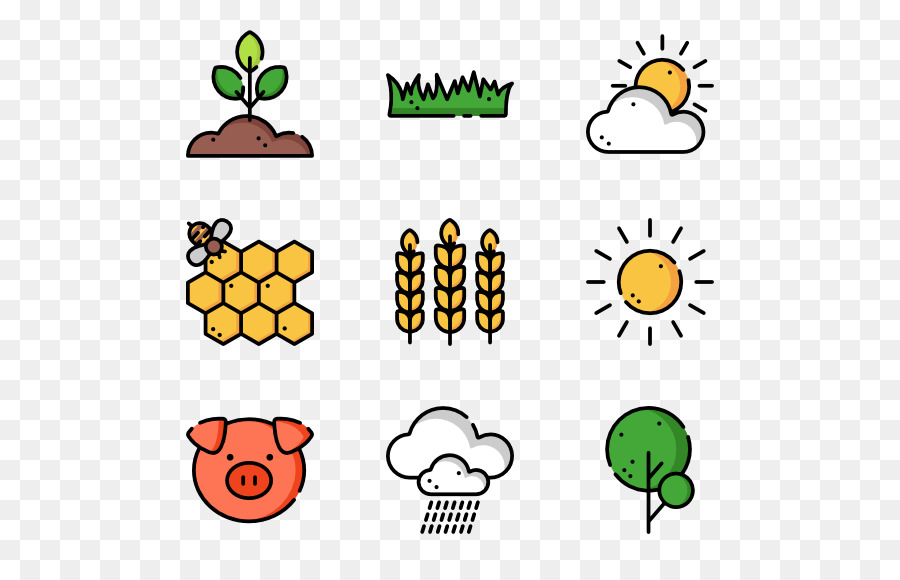 Iconos De Granja，Agricultura PNG