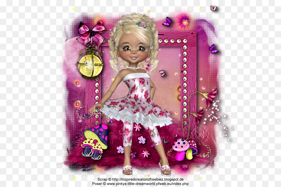 Barbie，M Pink PNG