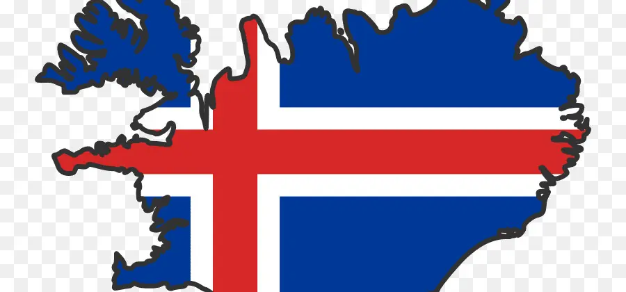 Bandera De Islandia，Mapa PNG