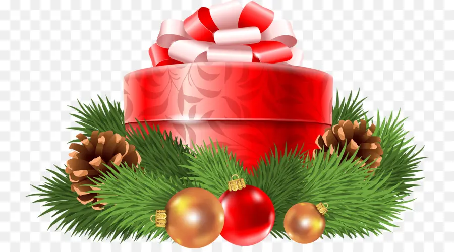 Decoraciones Navideñas，Regalos PNG