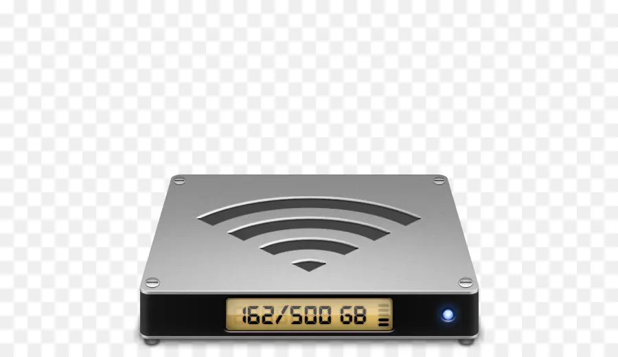 Disco Duro Wi Fi Plateado，Almacenamiento PNG