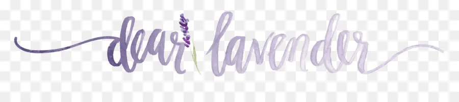 Querido Texto De Lavanda，Caligrafía PNG