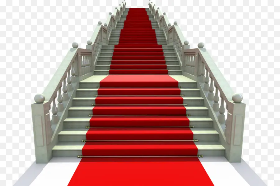 Escaleras De Alfombra Roja，Escalera PNG