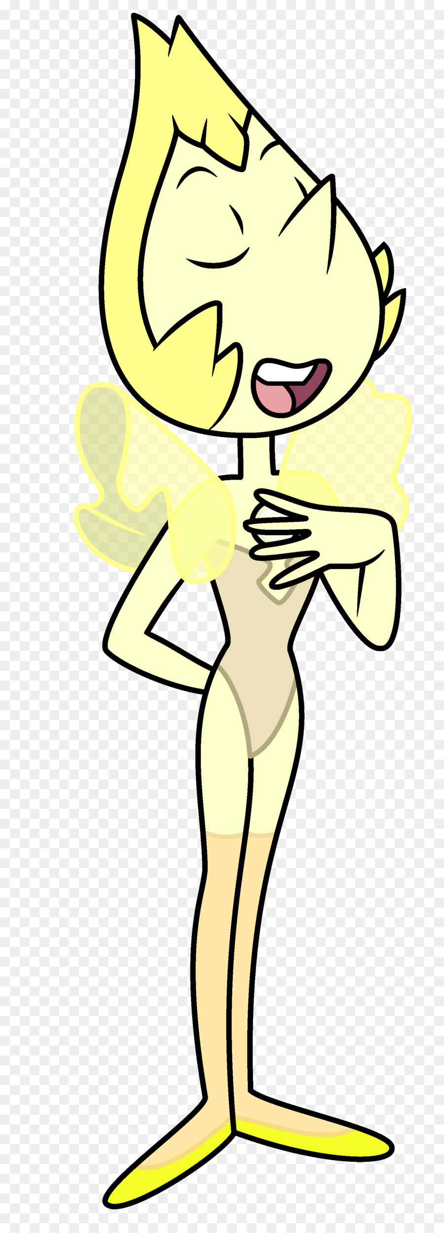 Personaje De Dibujos Animados，Amarillo PNG