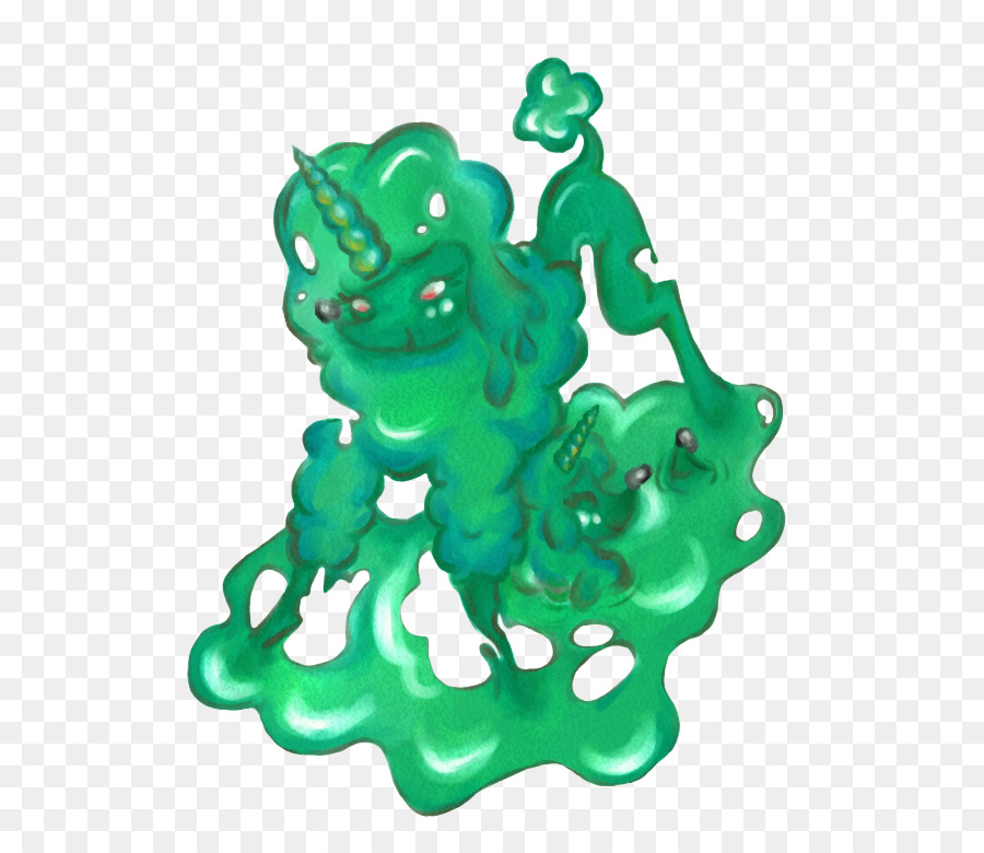 Unicornio De Limo Verde，Limo PNG