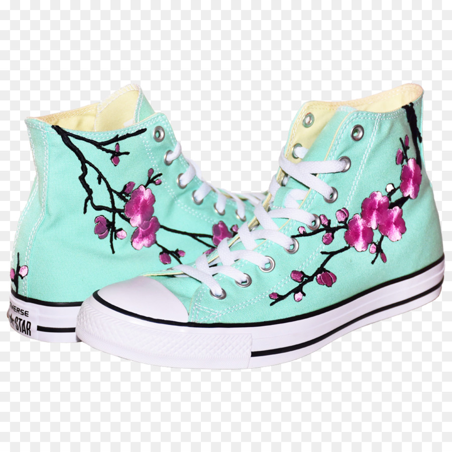 Zapatillas Con Estampado Floral，Zapatos PNG