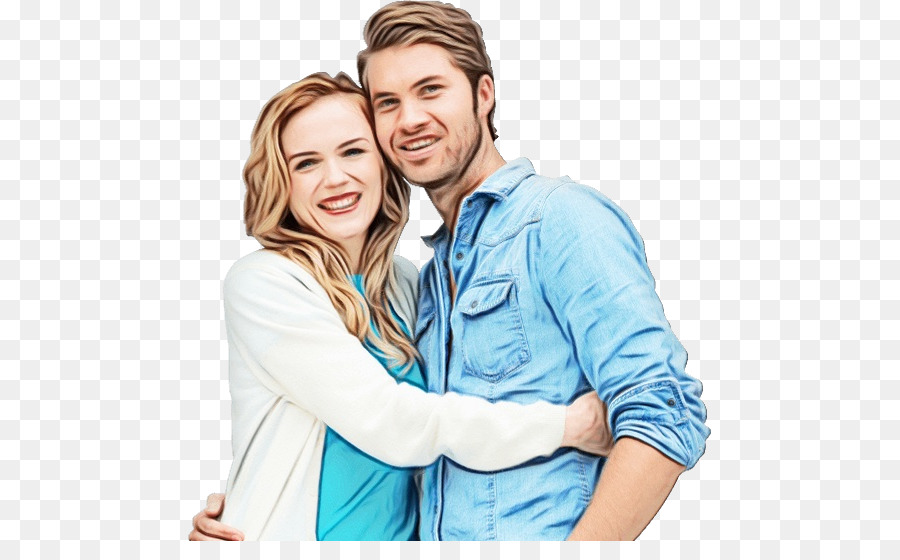 Pareja Feliz，Sonriente PNG