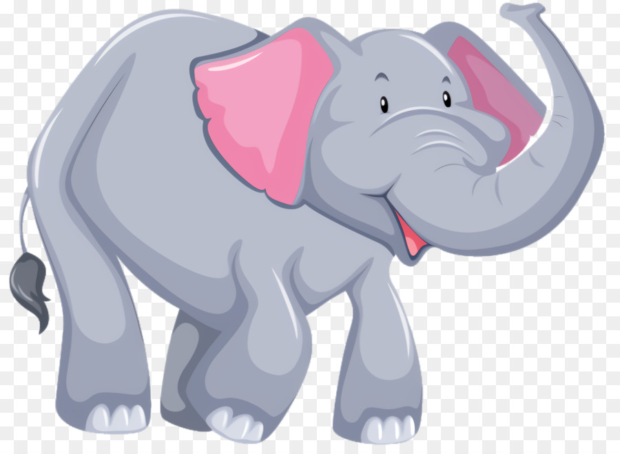 Elefante Rosa，Dibujos Animados PNG