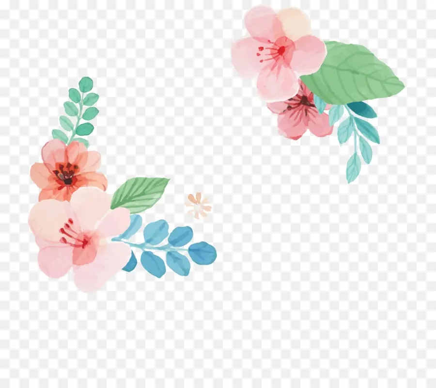 Diseño Floral，Flores PNG