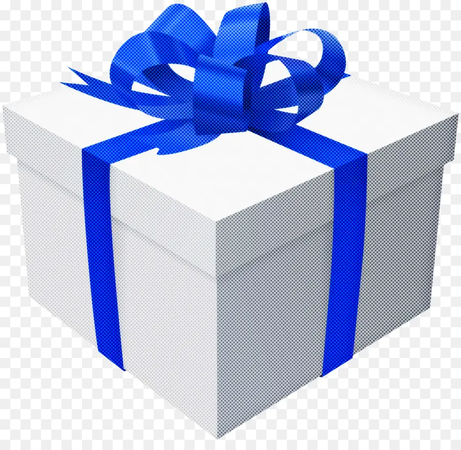 Caja De Regalo Azul，Presente PNG