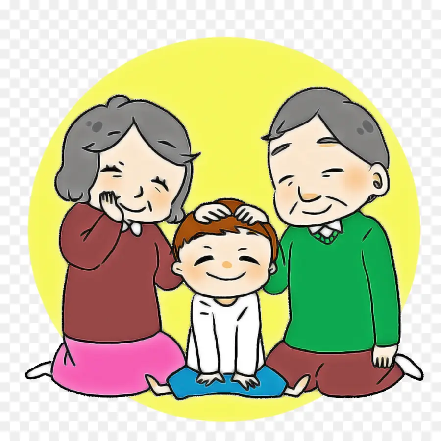 Abuelos Y Niño，Abuelos PNG