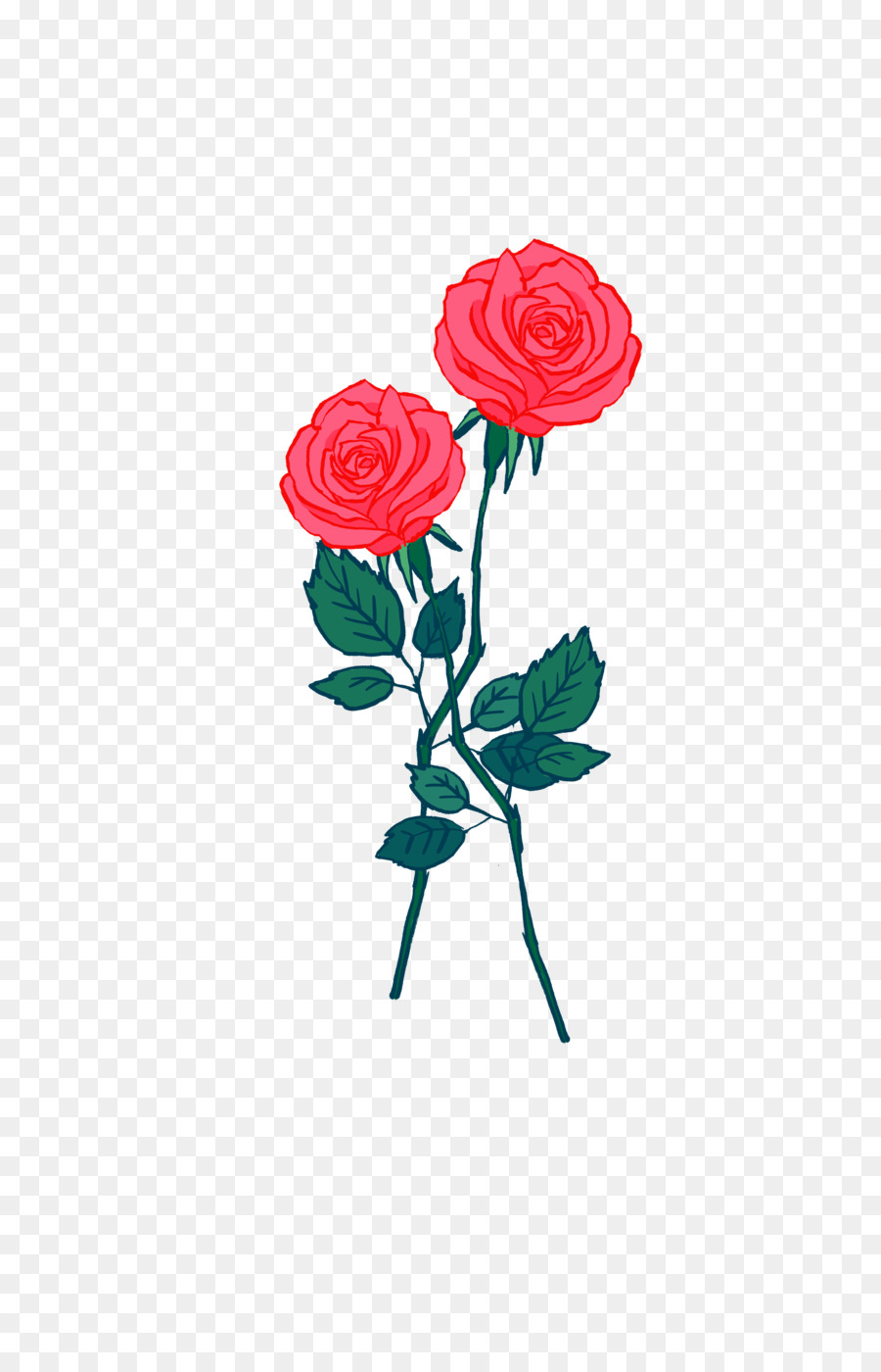 Rosa，Rojo PNG