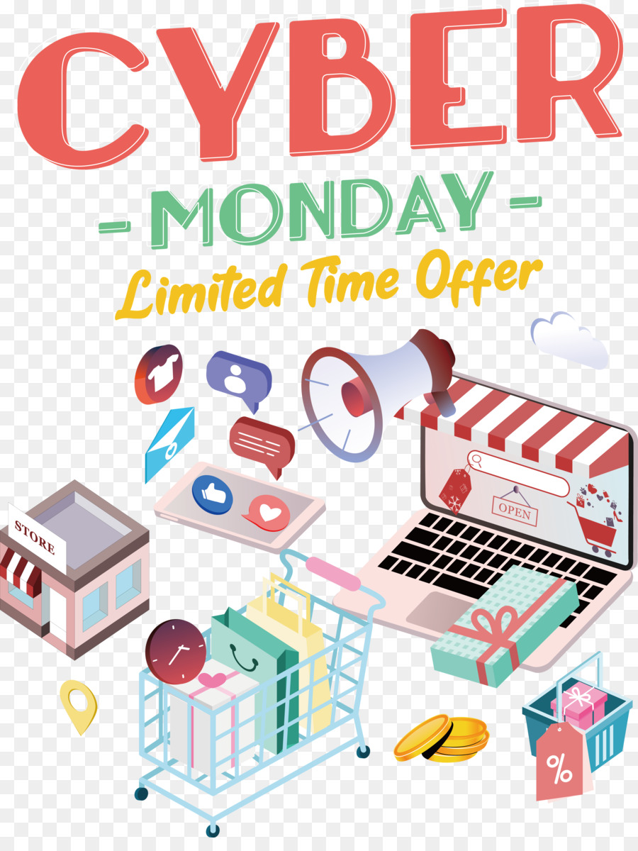 El Cyber Monday，Compre Ahora PNG