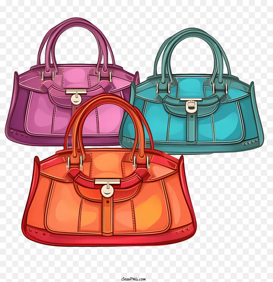 Día Del Bolso，Bolsos Coloridos PNG