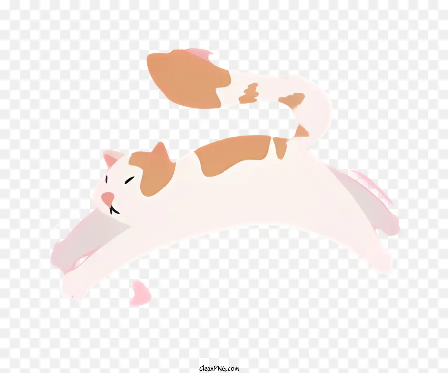 Gato Durmiendo，Gato Saltando PNG