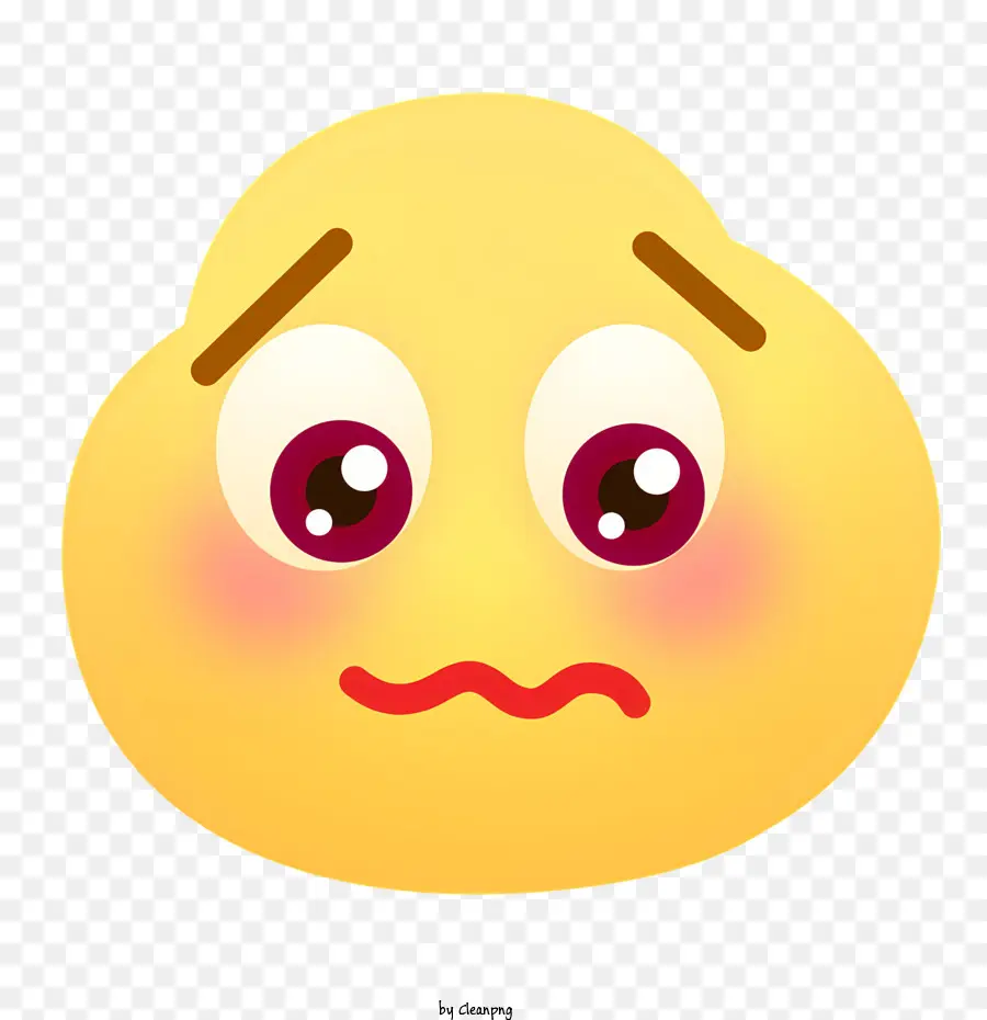 Icono，Emoji Triste PNG