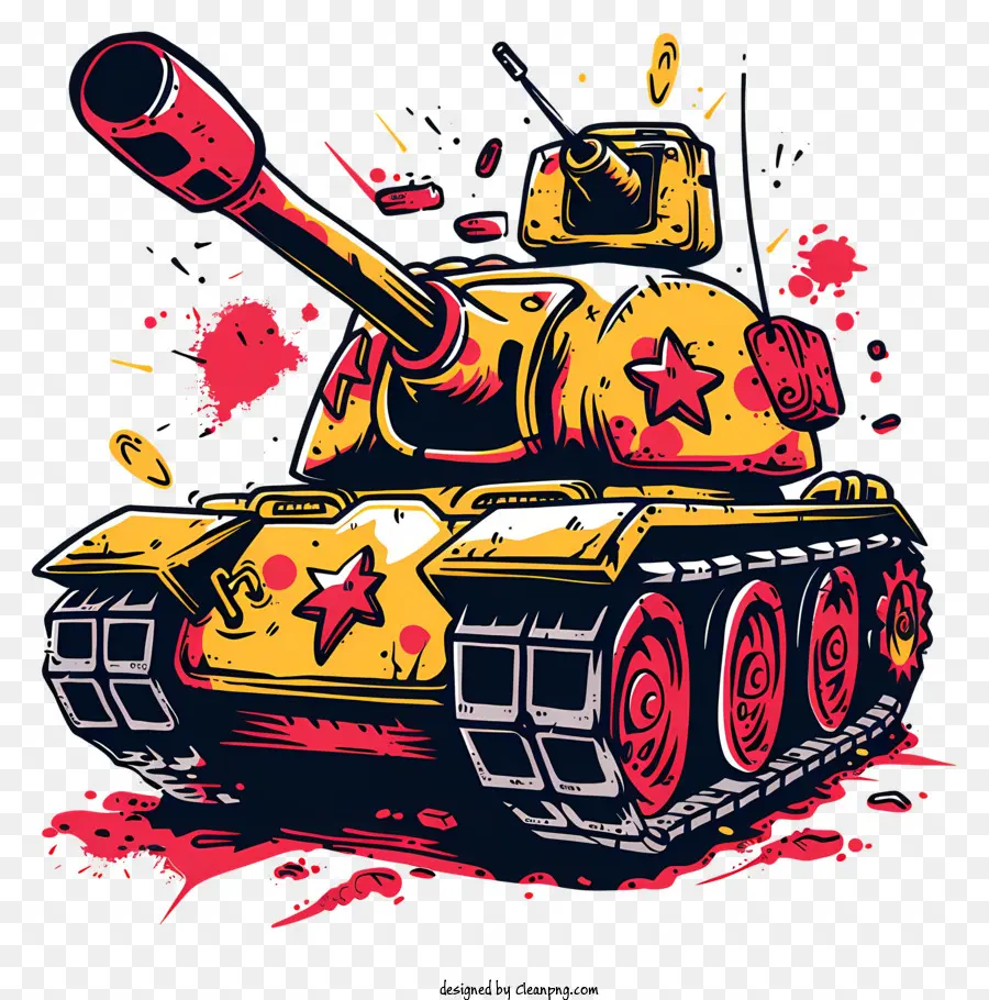 Tanque De Dibujos Animados，Tanque PNG