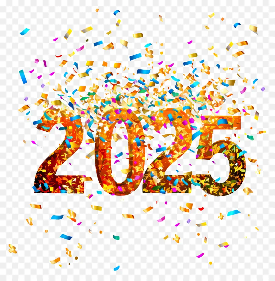 2025，Celebración 2025 PNG