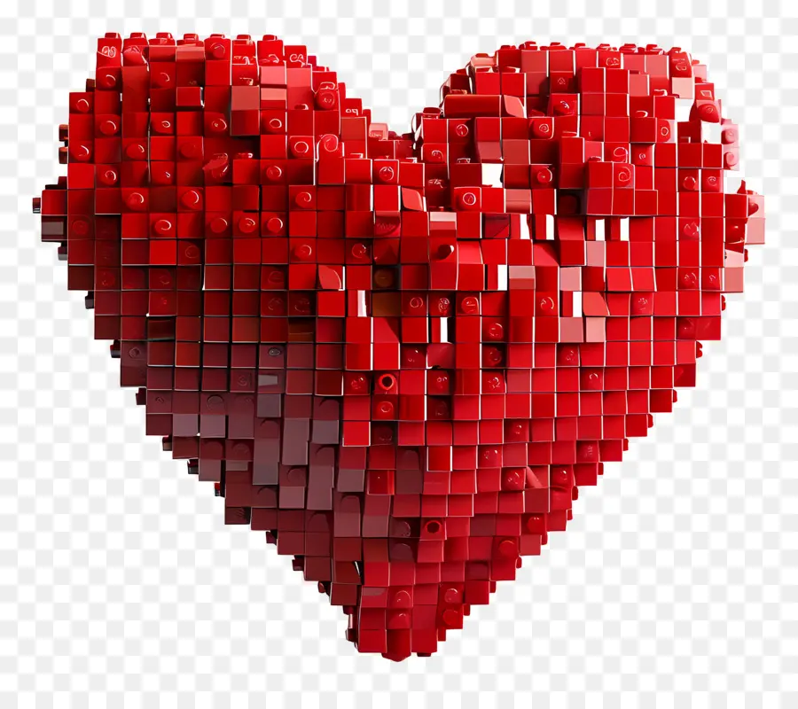 Corazon Rojo，Corazón De Lego PNG