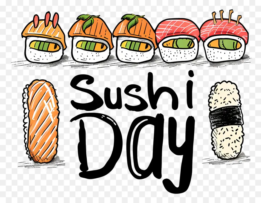 Día Internacional Del Sushi，Sushi PNG