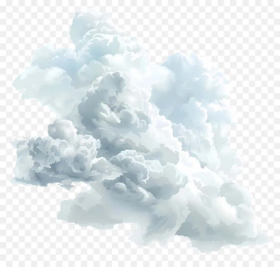 Nubes Blancas Esponjosas，Nube Azul PNG